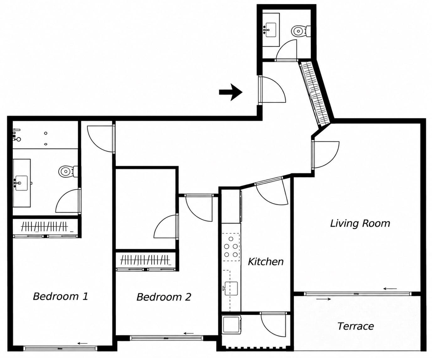 2 soverom Leilighet til salgs i Marbella med svømmebasseng garasje - € 439 000 (Ref: 9919327)