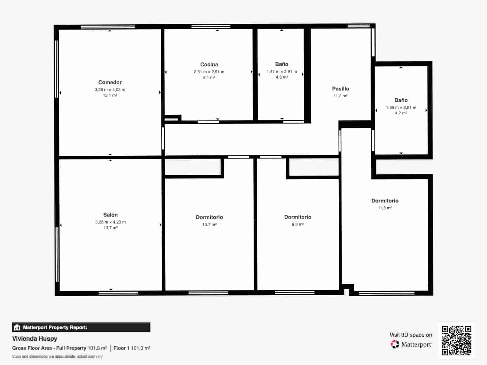 3 quarto Apartamento para venda em Malaga cidade - 349 000 € (Ref: 9953696)
