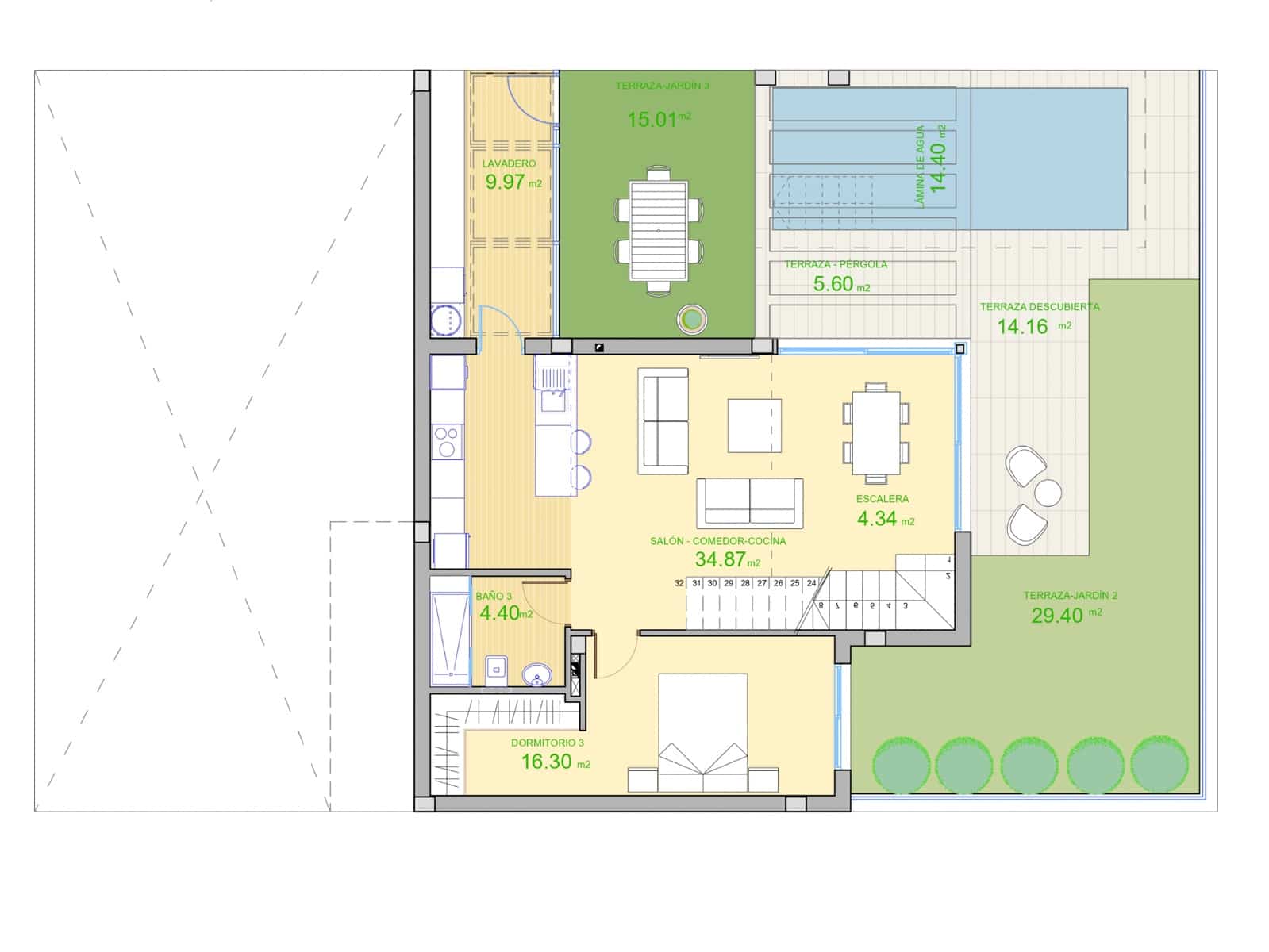 3 sypialnia Willa na sprzedaż w Polop z basenem garażem - 625 000 € (Ref: 9113236)