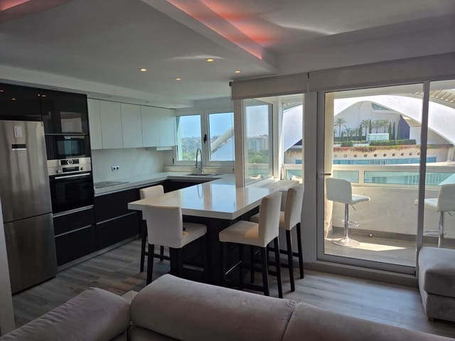 3 sovrum Lägenhet till salu i Ciutat de les Arts i de les Ciencies, Valencia stad med pool garage - 775 000 € (Ref: 9113586)