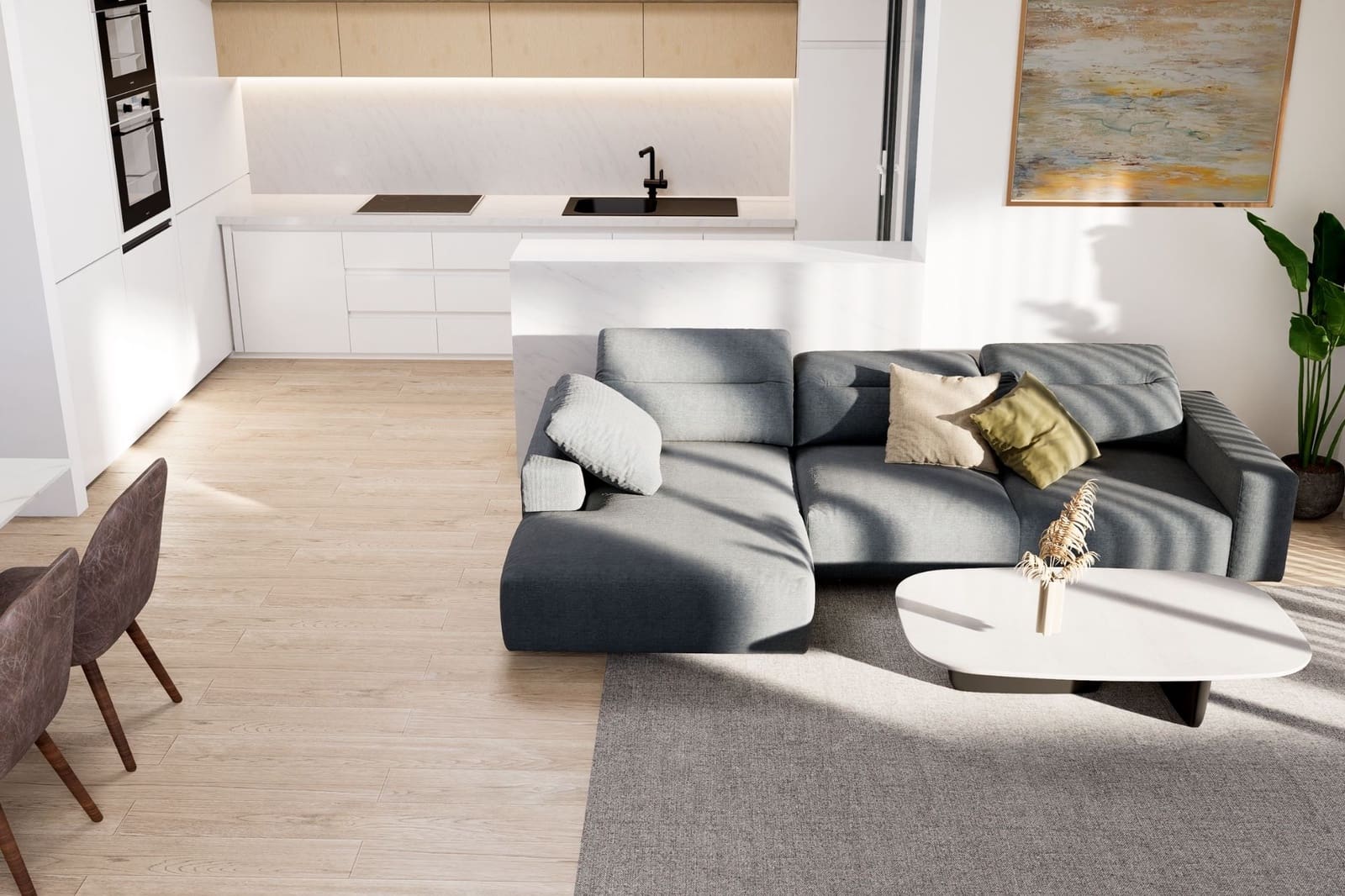 3 sypialnia Apartament na sprzedaż w Finestrat z basenem garażem - 379 000 € (Ref: 9133142)