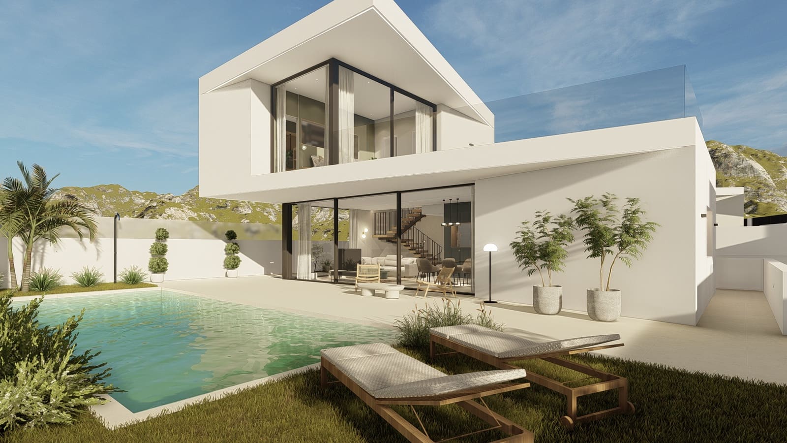 3 soveværelse Villa til salg i Polop med swimmingpool garage - € 725.000 (Ref: 9614300)