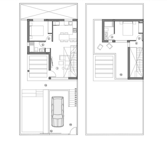 Pareado de 3 habitaciones en Golf Bahía, Finestrat en venta con piscina garaje - 539.000 € (Ref: 9650925)