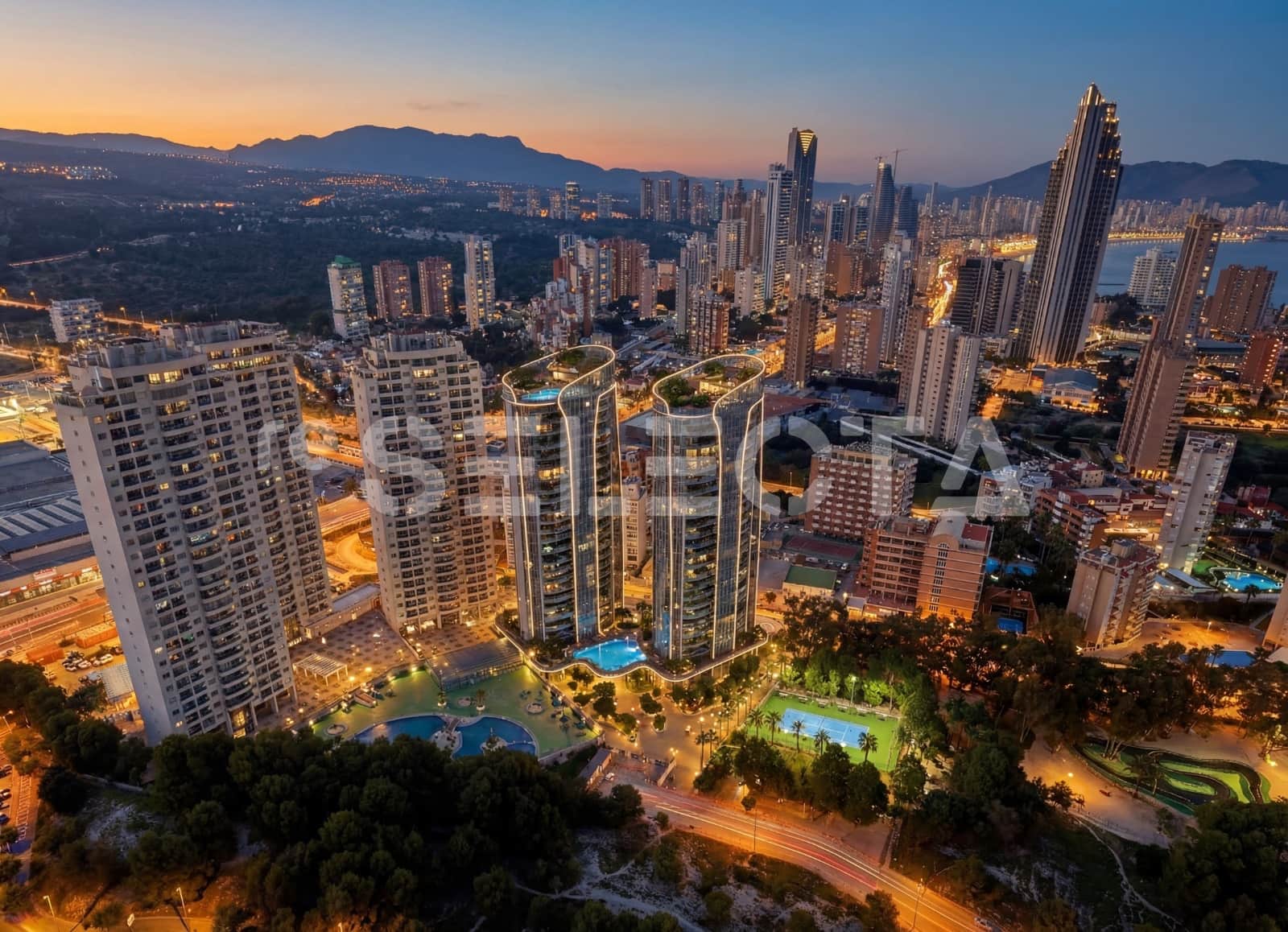 1 makuuhuone Huoneisto myytävänä paikassa Benidorm mukana uima-altaan - 230 000 € (Ref: 9946562)