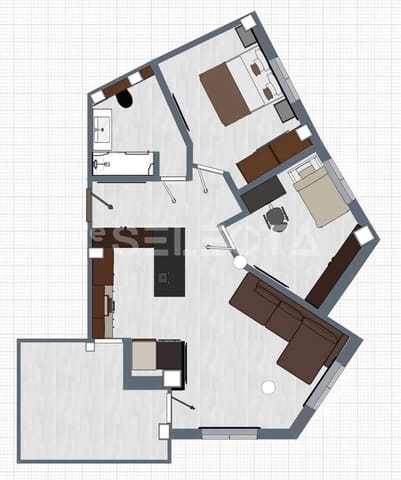 2 soverom Leilighet til salgs i Mont-Olivet, Valencia by - € 440 000 (Ref: 9977688)