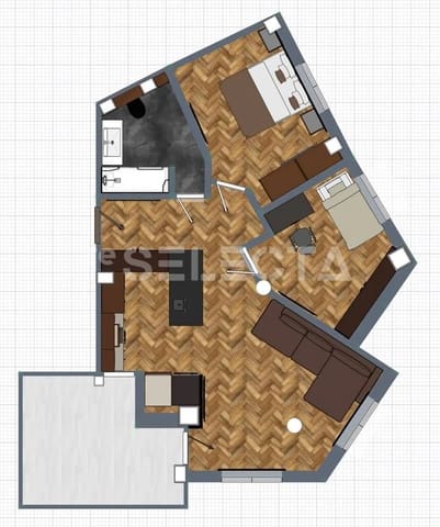 2 soverom Leilighet til salgs i Mont-Olivet, Valencia by - € 440 000 (Ref: 9977688)
