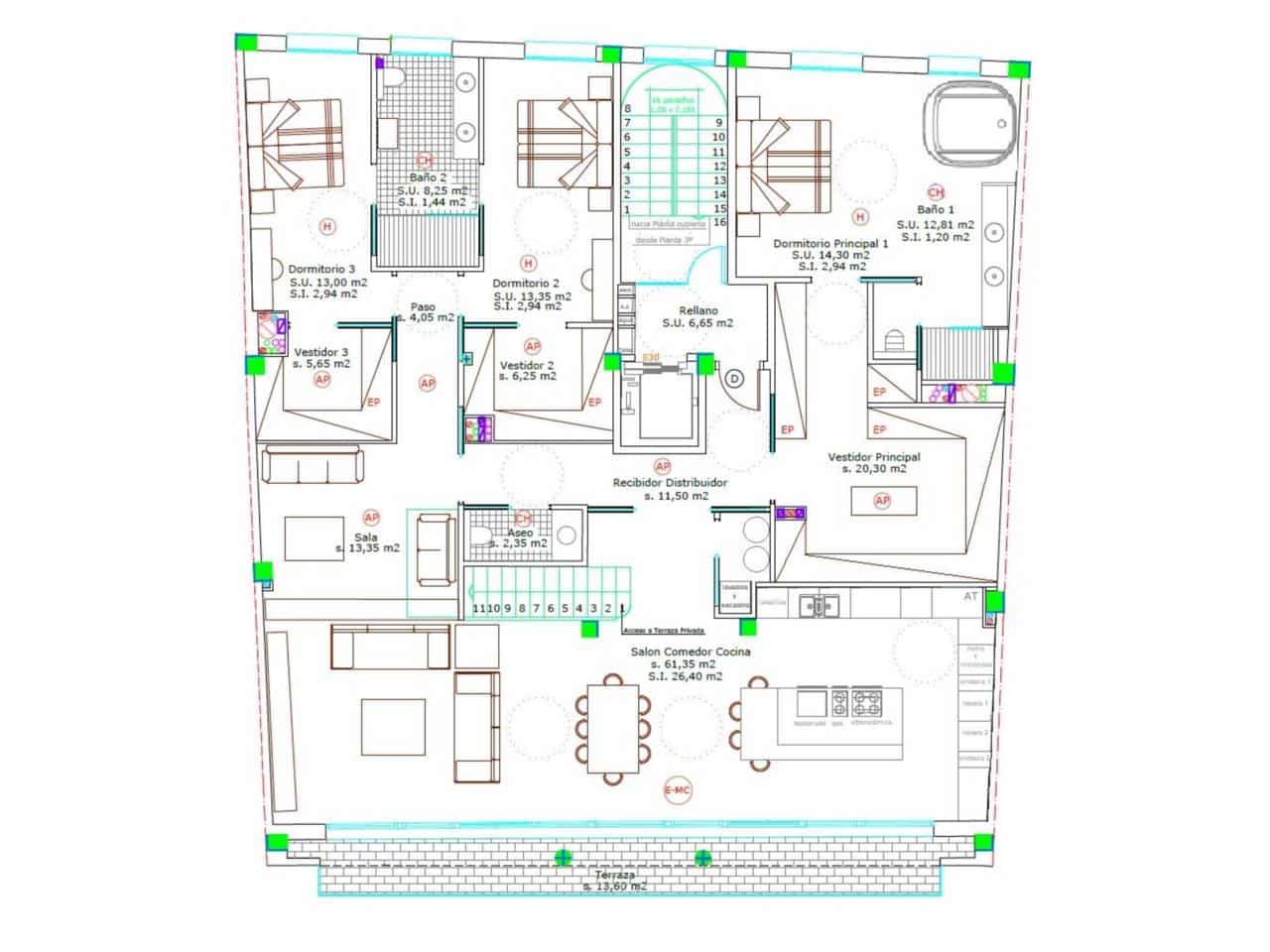 4 bedroom Flat for sale in Reus with pool garage - € 1,290,000 (Ref: 9450350)