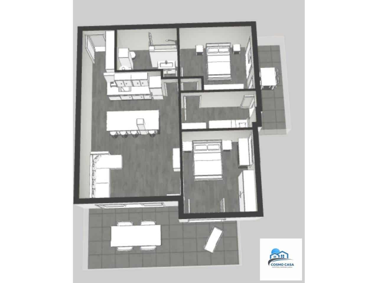 3 soveværelse Lejlighed til salg i Salou med swimmingpool garage - € 365.000 (Ref: 9658137)