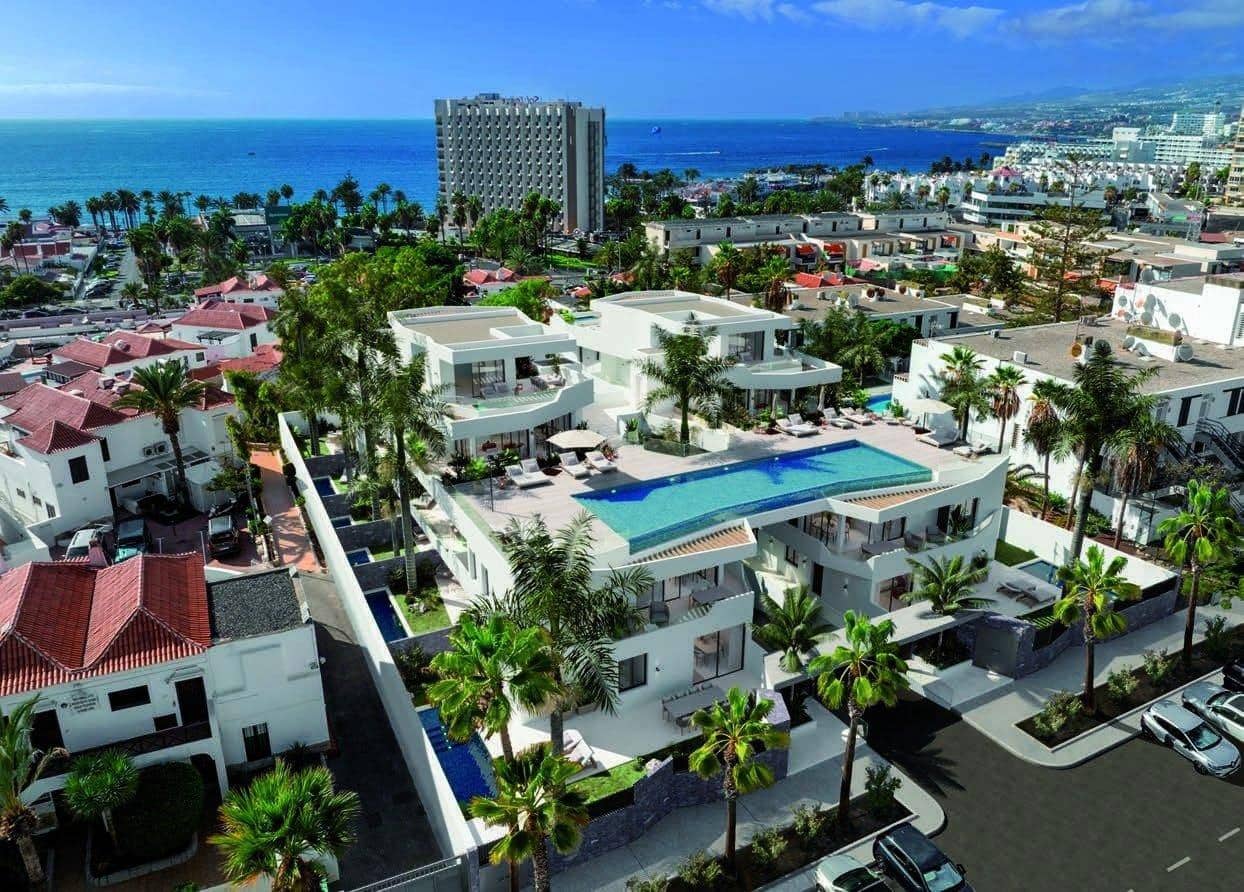 1 quarto Penthouse para venda em Playa de las Americas com piscina garagem - 1 288 974 € (Ref: 10187254)