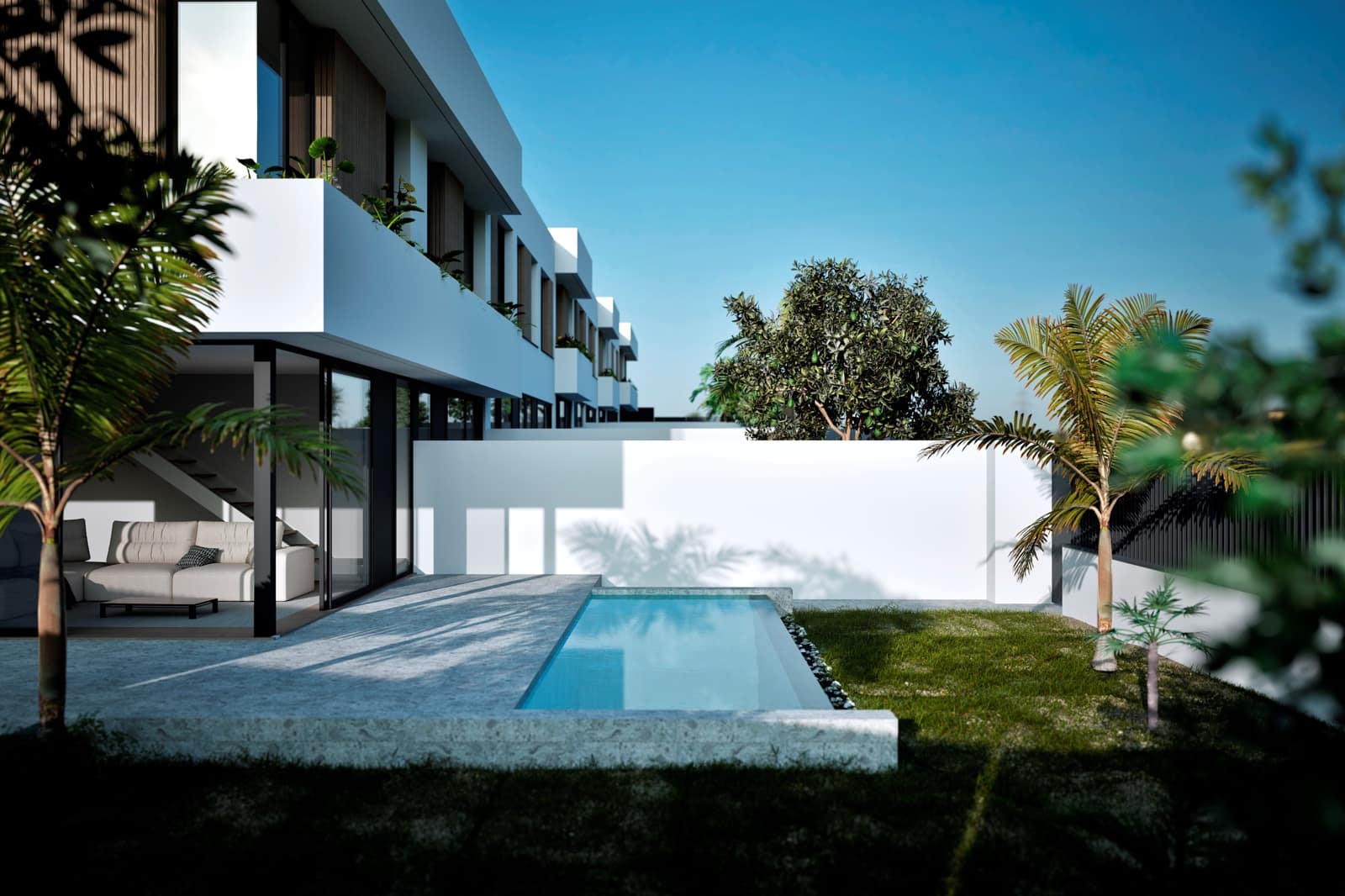 3 quarto Moradia em Banda para venda em Guimar com piscina garagem - 410 000 € (Ref: 9109823)