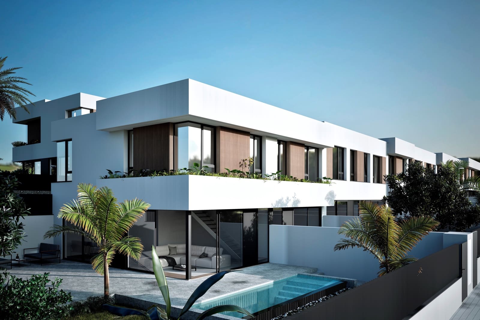 3 quarto Moradia Geminada para venda em Guimar com piscina garagem - 415 000 € (Ref: 9111241)