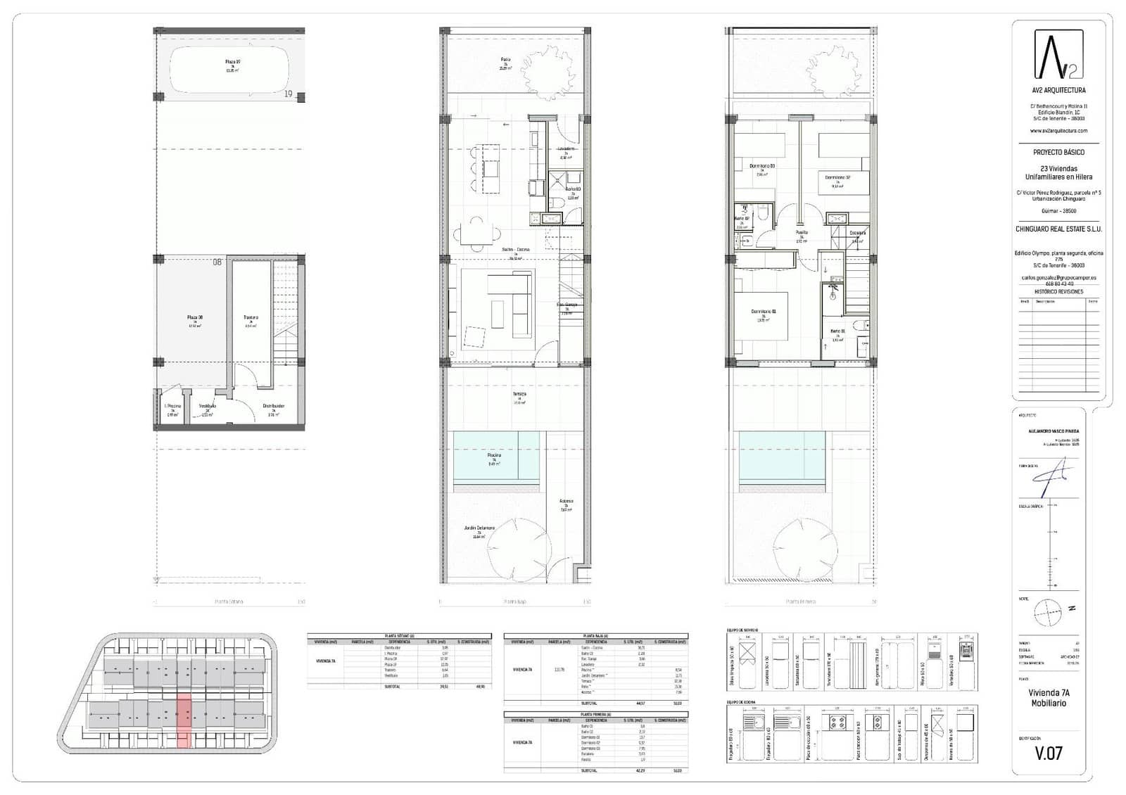 3 quarto Moradia em Banda para venda em Guimar com piscina - 410 000 € (Ref: 9530822)