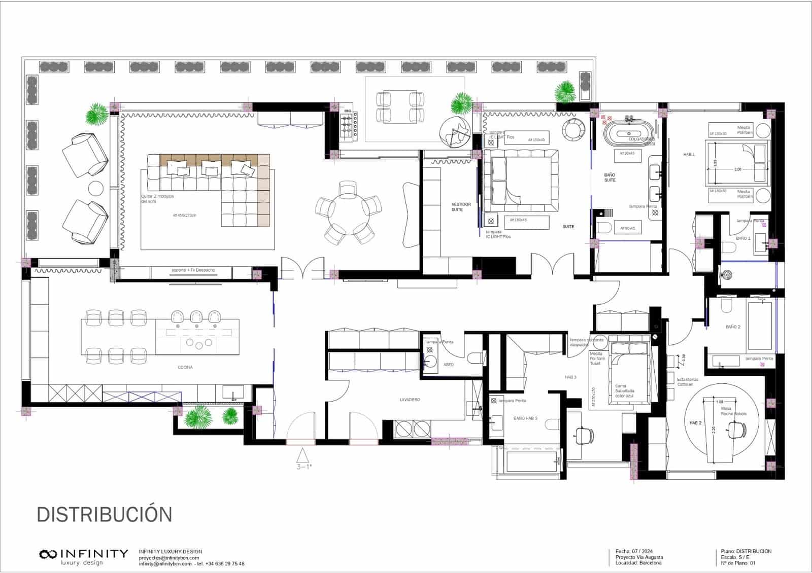 4 soveværelse Lejlighed til salg i Barcelona by - € 3.600.000 (Ref: 9125177)