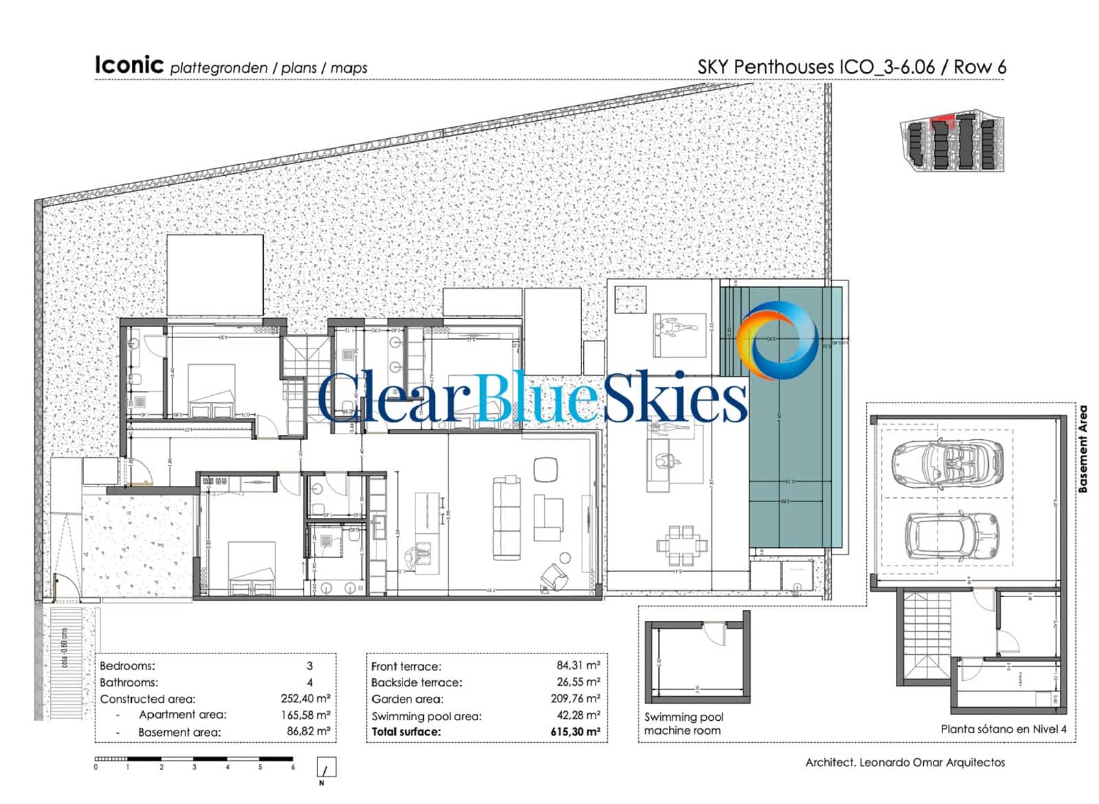 3 camera da letto Appartamento in vendita in Callao Salvaje con piscina garage - 1.595.000 € (Rif: 10029809)