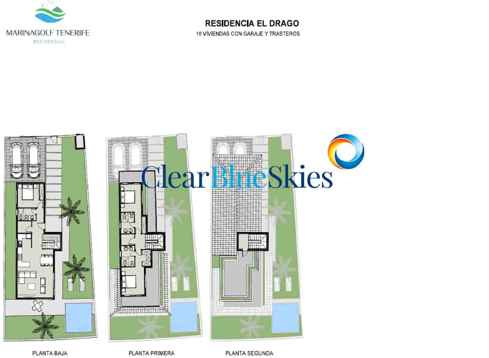 3 soveværelse Villa til salg i Amarilla Golf med garage - € 736.494 (Ref: 9003923)