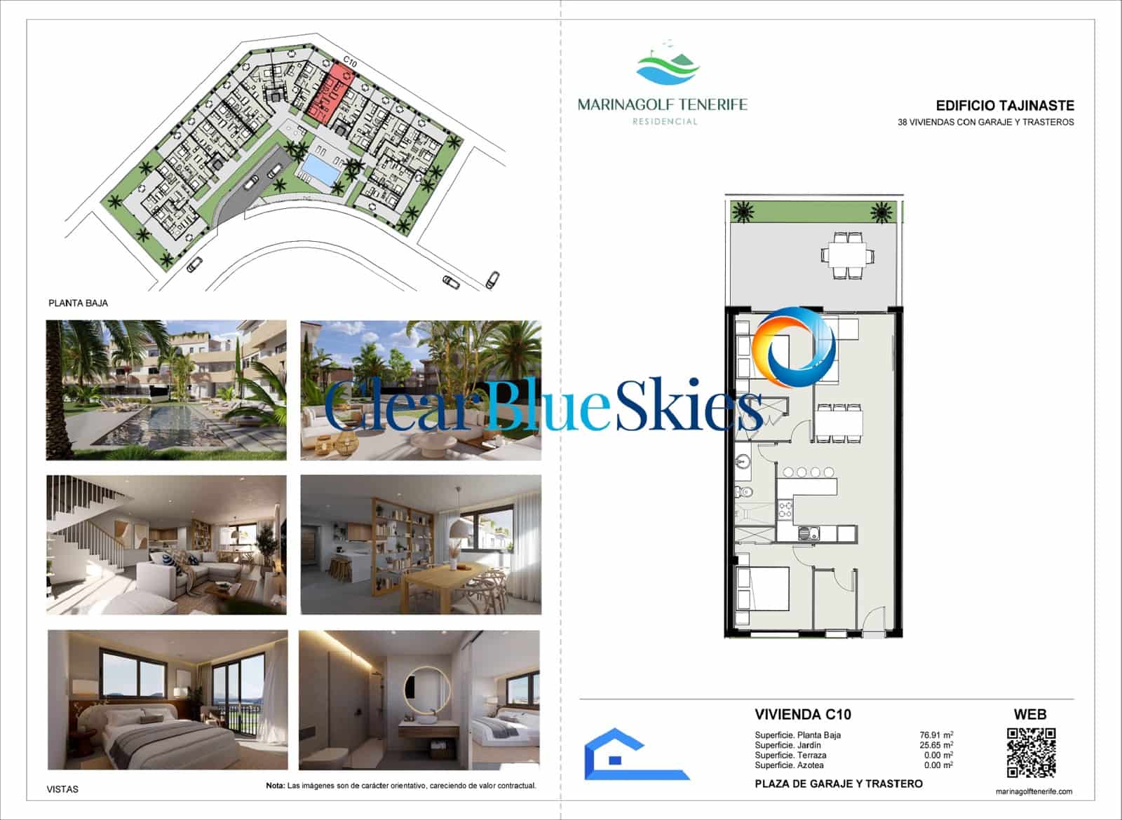 2 sypialnia Apartament na sprzedaż w Amarilla Golf z basenem garażem - 312 422 € (Ref: 9354203)