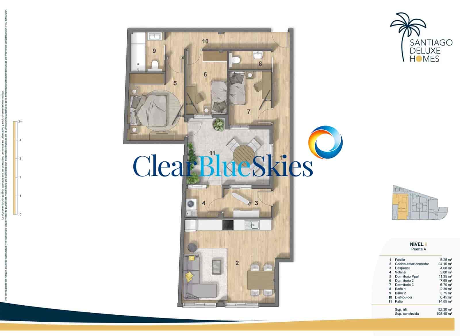 3 chambre Appartement à vendre à Puerto Santiago avec piscine garage - 345 000 € (Ref: 9378441)