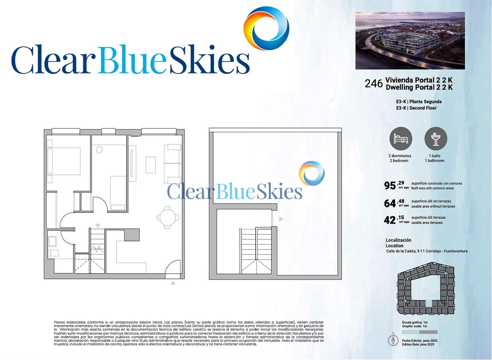 2 camera da letto Attico in vendita in Corralejo con piscina garage - 421.000 € (Rif: 9489951)