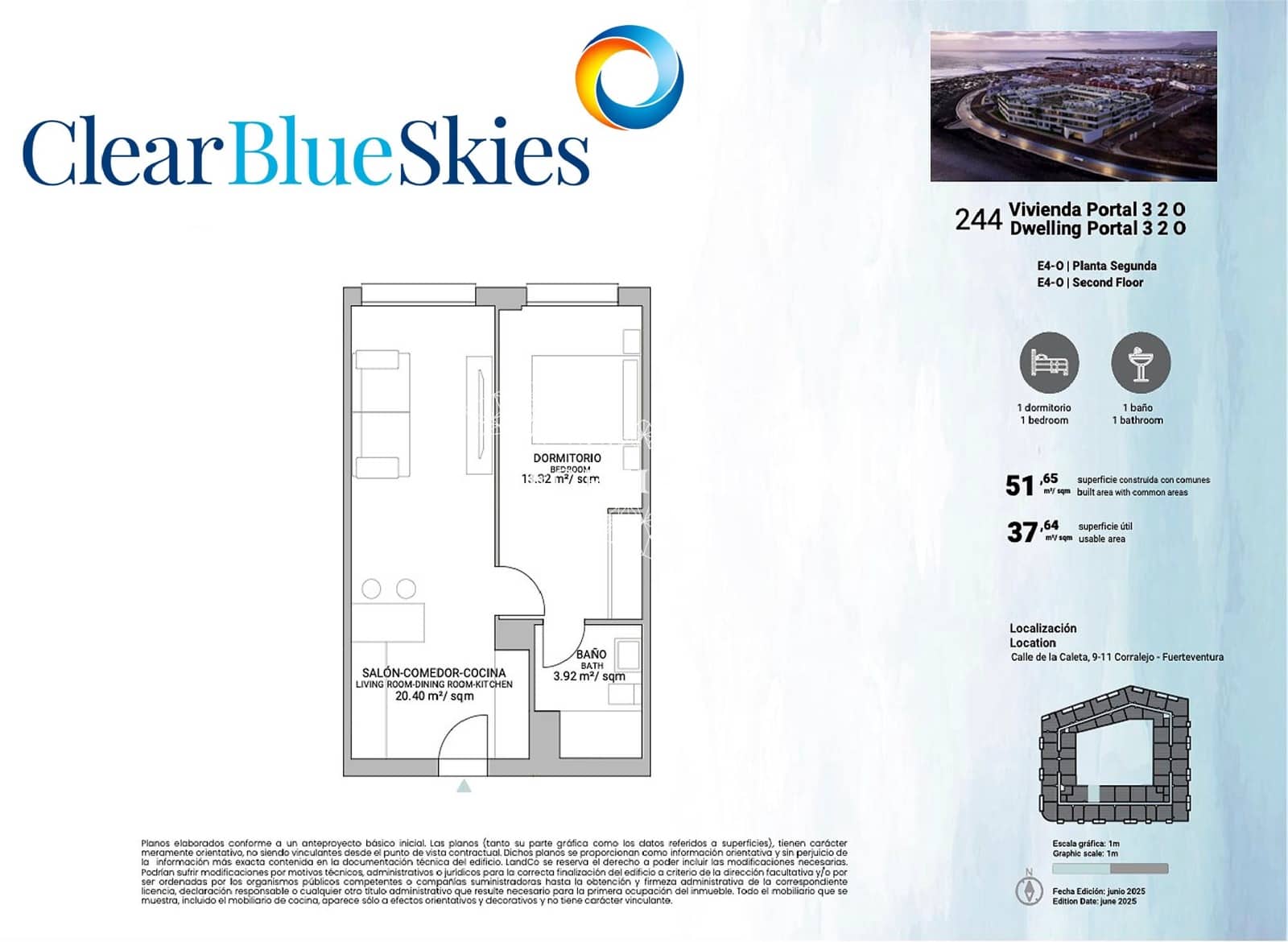 1 bedroom Apartment for sale in Corralejo with pool garage - € 196,000 (Ref: 9489952)