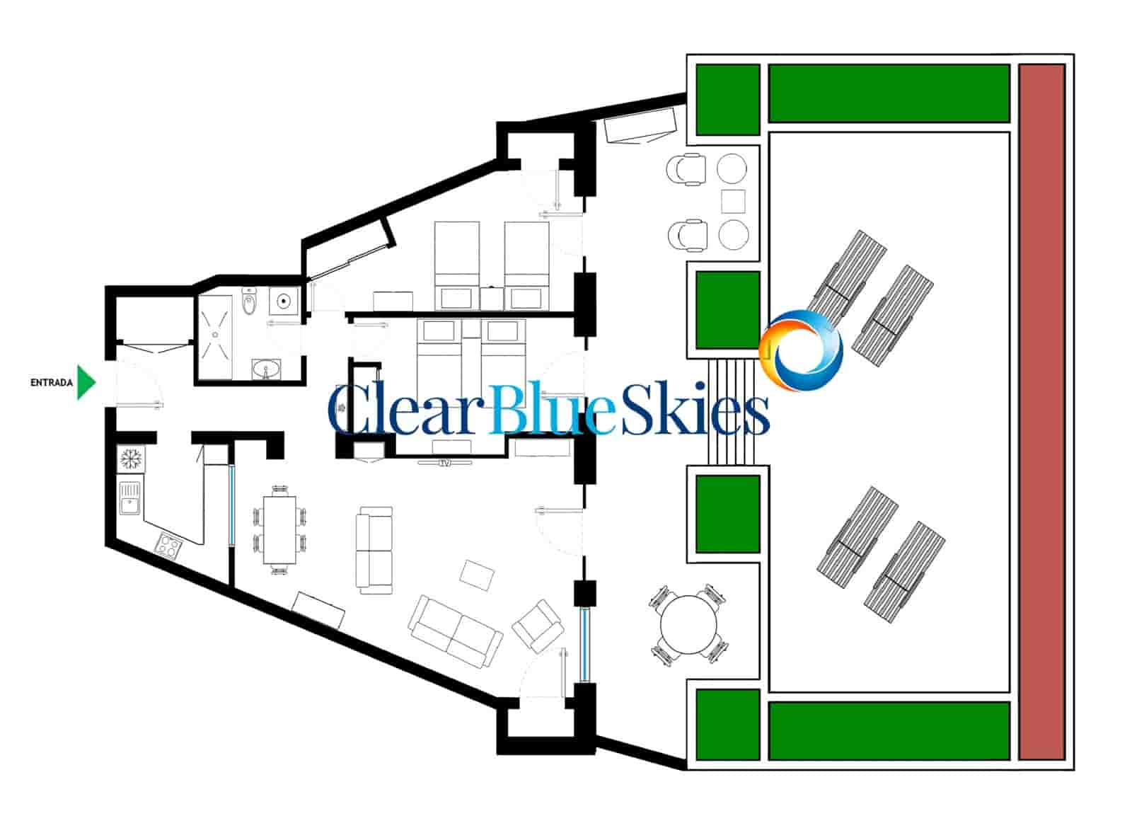 2 Zimmer Apartment zu verkaufen in Playa de las Americas - 799.000 € (Ref: 9552529)