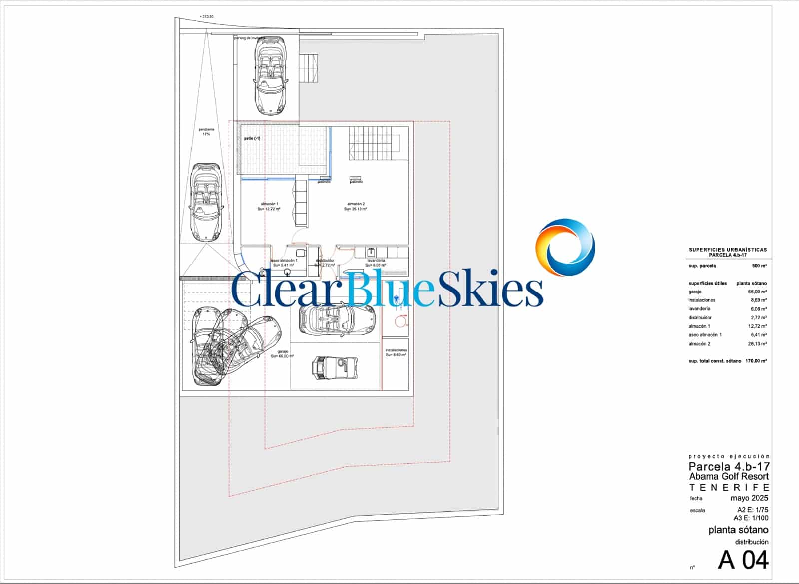 Byggetomt til salgs i Playa San Juan - € 825 000 (Ref: 9611966)