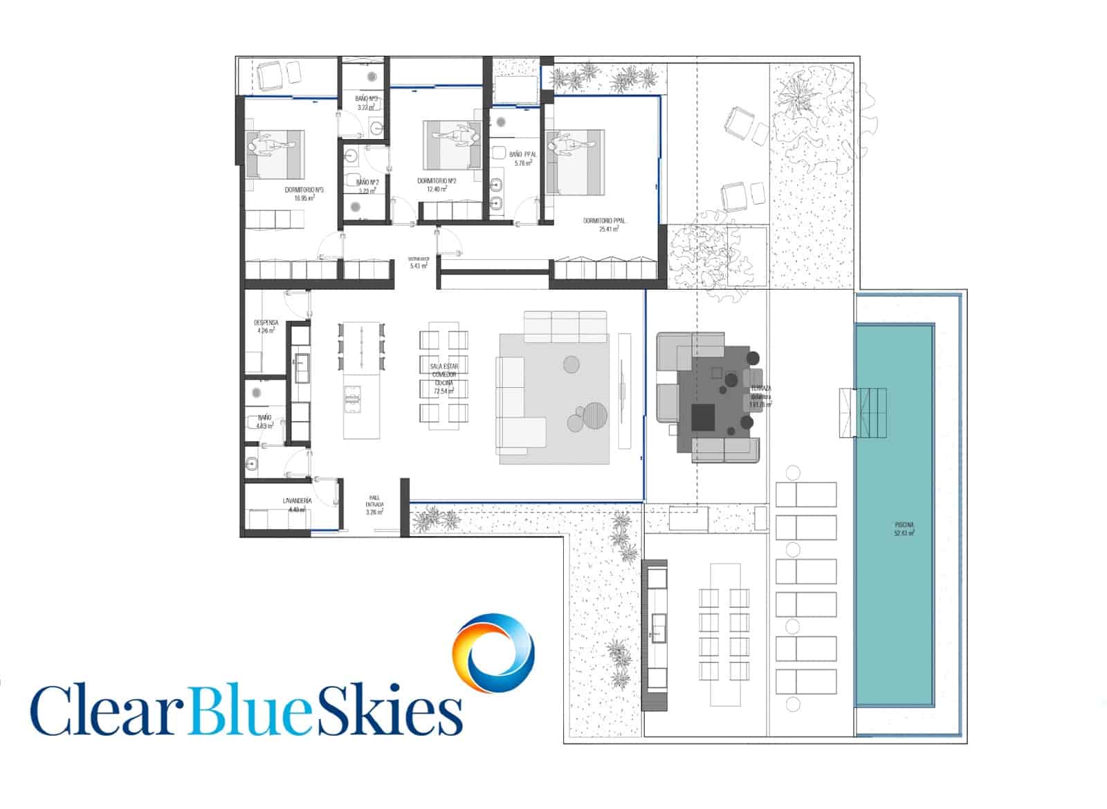 3 soverom Penthouse til salgs i Los Cristianos med svømmebasseng garasje - € 1 890 000 (Ref: 9783487)