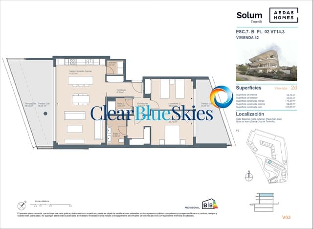 2 soveværelse Penthouse til salg i Playa San Juan, Guía de Isora med garage - € 1.280.000 (Ref: 9827472)