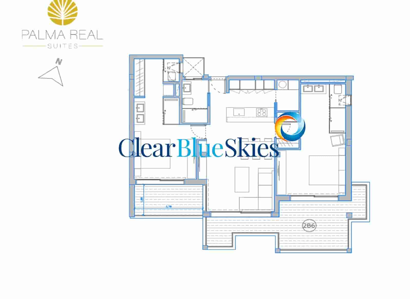 2 quarto Apartamento para venda em Palm-Mar com piscina garagem - 610 000 € (Ref: 9989944)