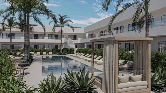 2 soveværelse Lejlighed til salg i Corralejo, La Oliva med swimmingpool garage - € 249.000 (Ref: 9131136)
