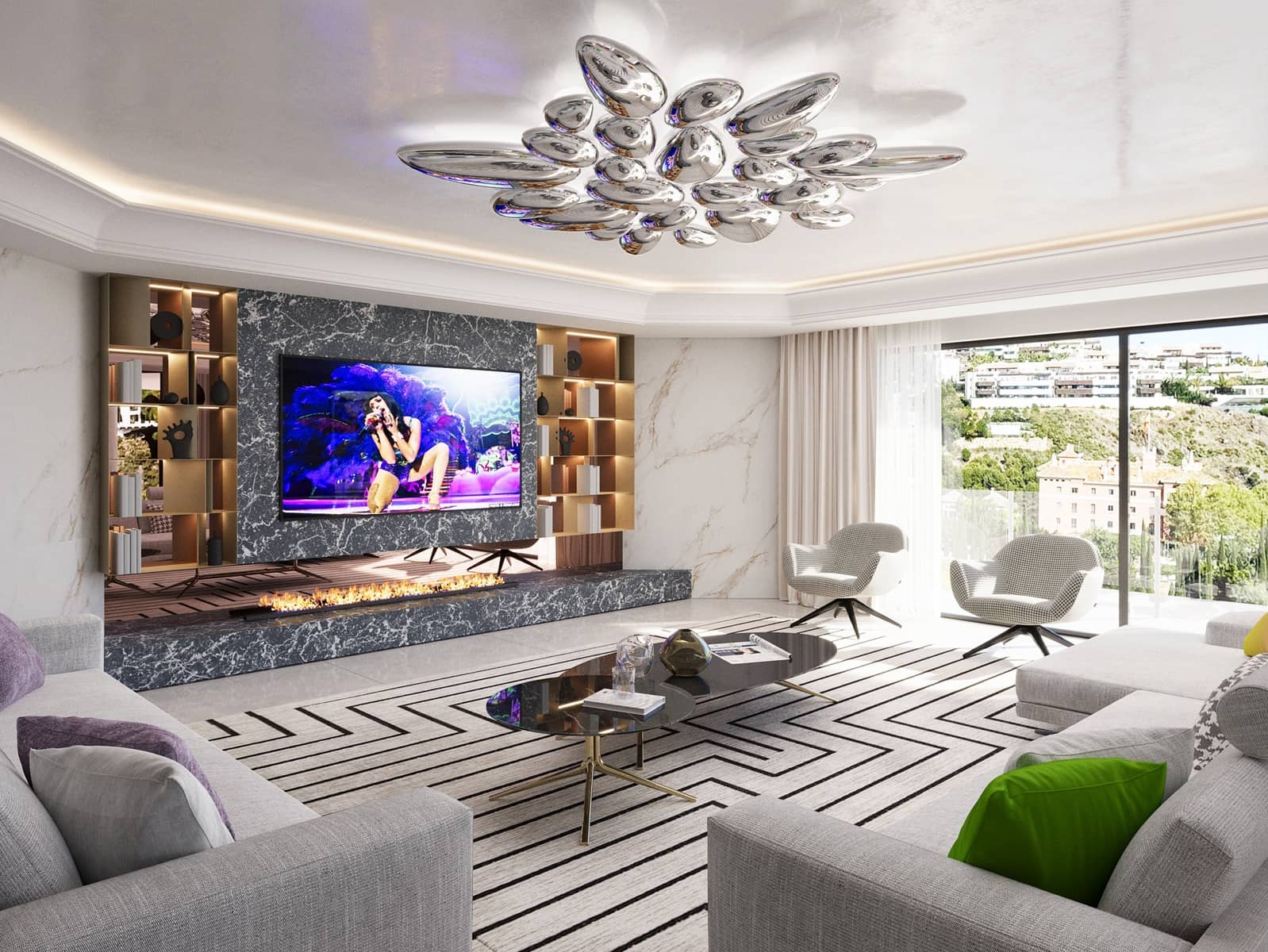 5 sypialnia Willa na sprzedaż w Los Flamingos z basenem garażem - 3 250 000 € (Ref: 8356763)