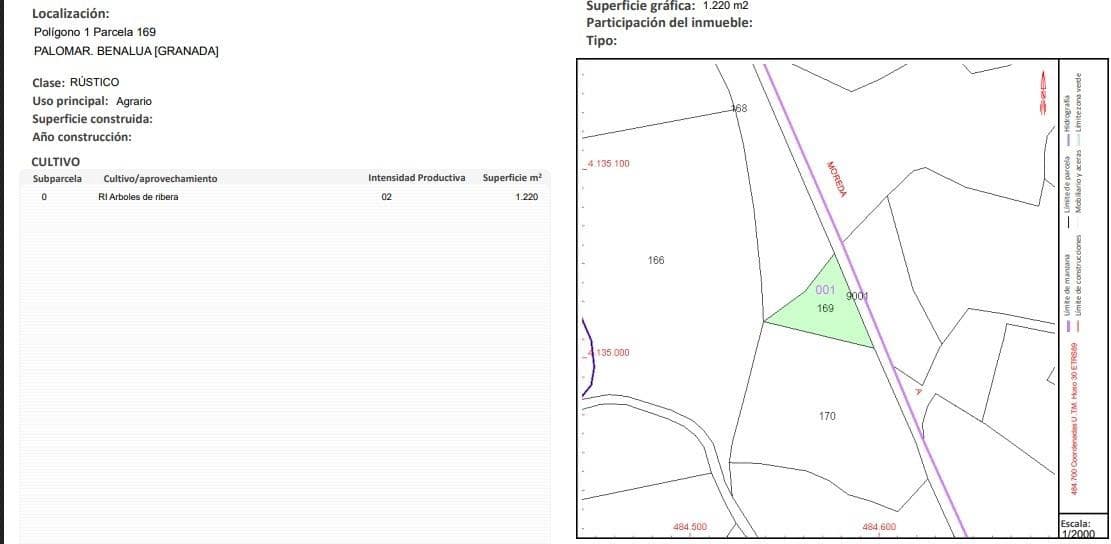 Building Plot for sale in Benalua de Guadix - € 11,000 (Ref: 10013406)