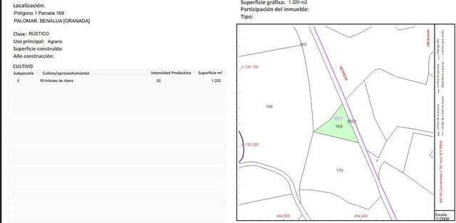 Area Edificabile in vendita in Benalúa de Guadix - 11.000 € (Rif: 10013406)
