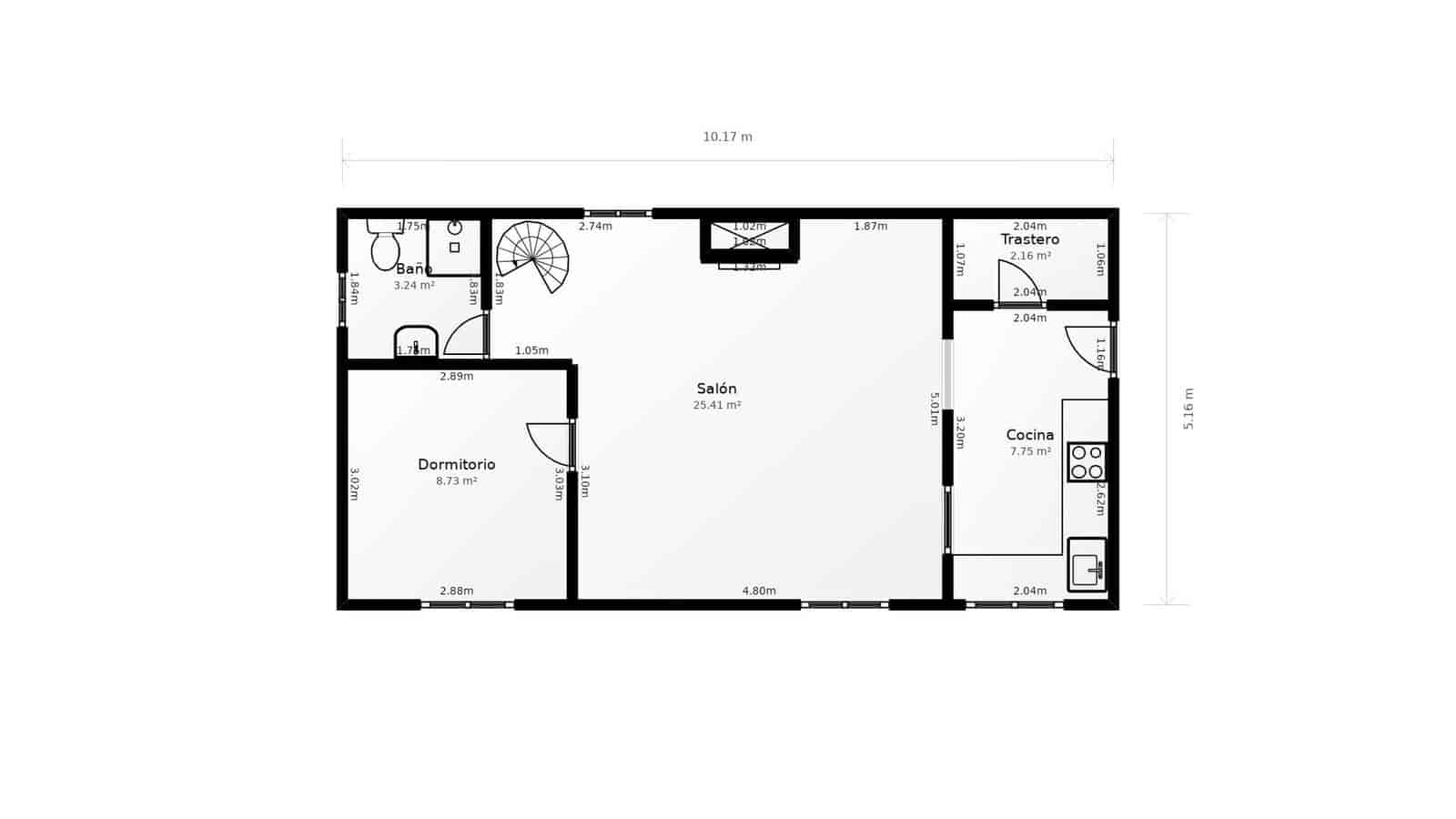 2 sypialnia Finka/Dom wiejski na sprzedaż w Benalua de Guadix - 125 000 € (Ref: 10179701)