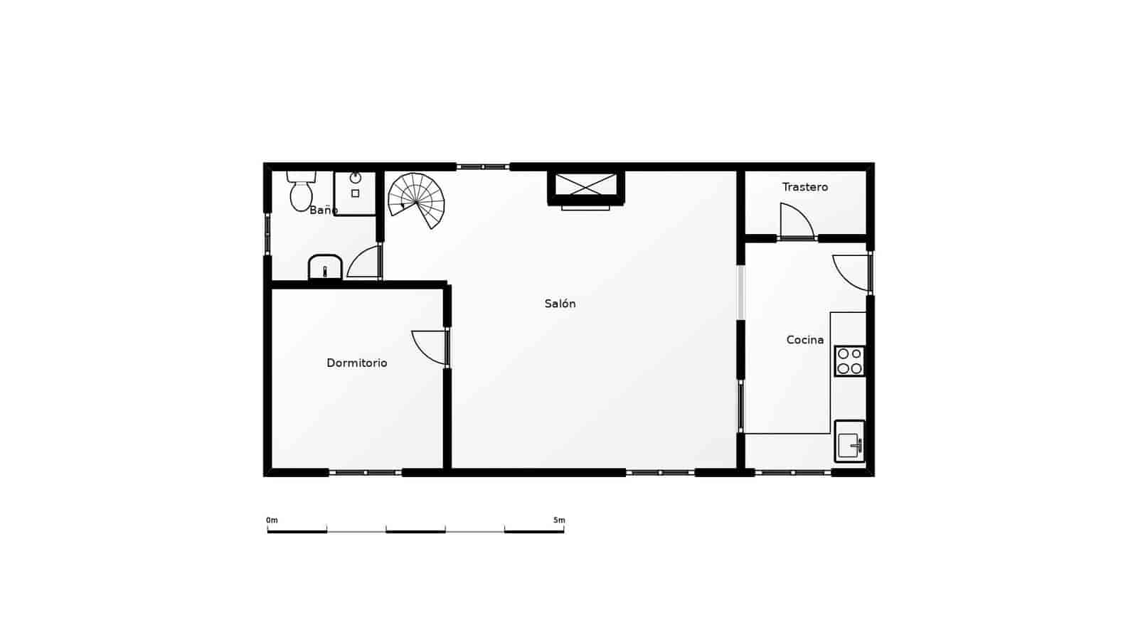 2 sypialnia Finka/Dom wiejski na sprzedaż w Benalua de Guadix - 125 000 € (Ref: 10179701)