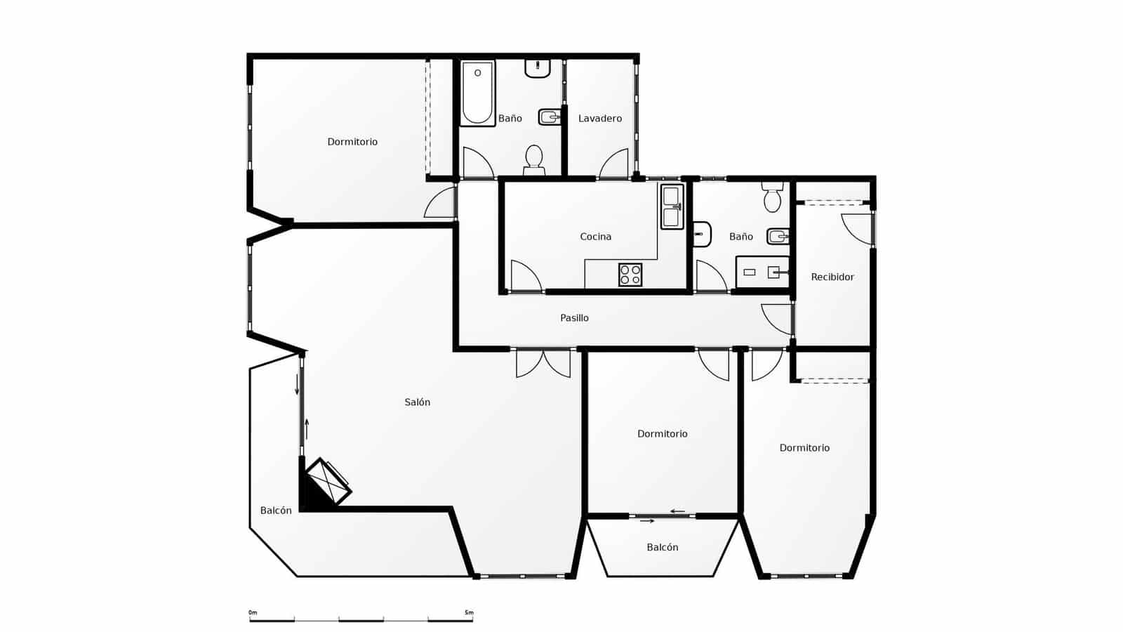 3 chambre Appartement à vendre à Guadix - 138 000 € (Ref: 9582995)