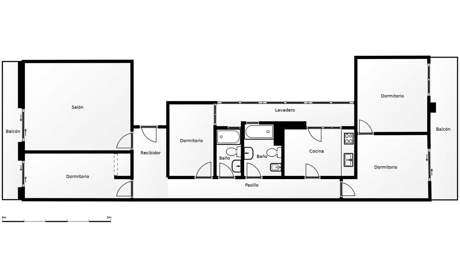 4 Zimmer Wohnung zu verkaufen in Guadix - 110.000 € (Ref: 9659475)