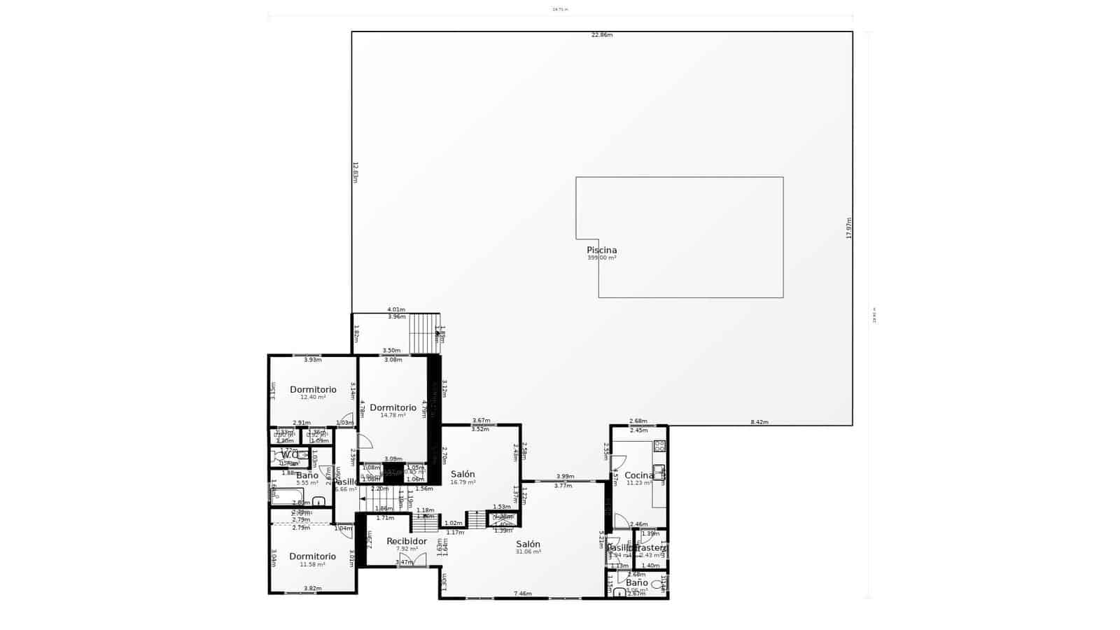 4 bedroom Villa for sale in Guadix with pool - € 325,000 (Ref: 9738596)