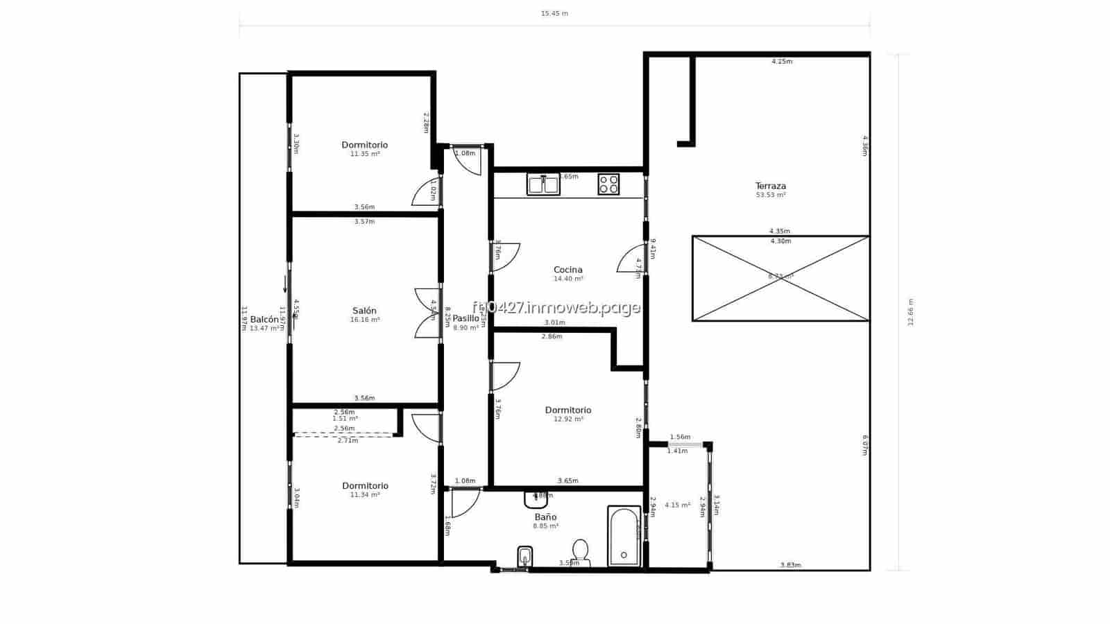 3 slaapkamer Flat te koop in Purullena - € 90.000 (Ref: 9755735)