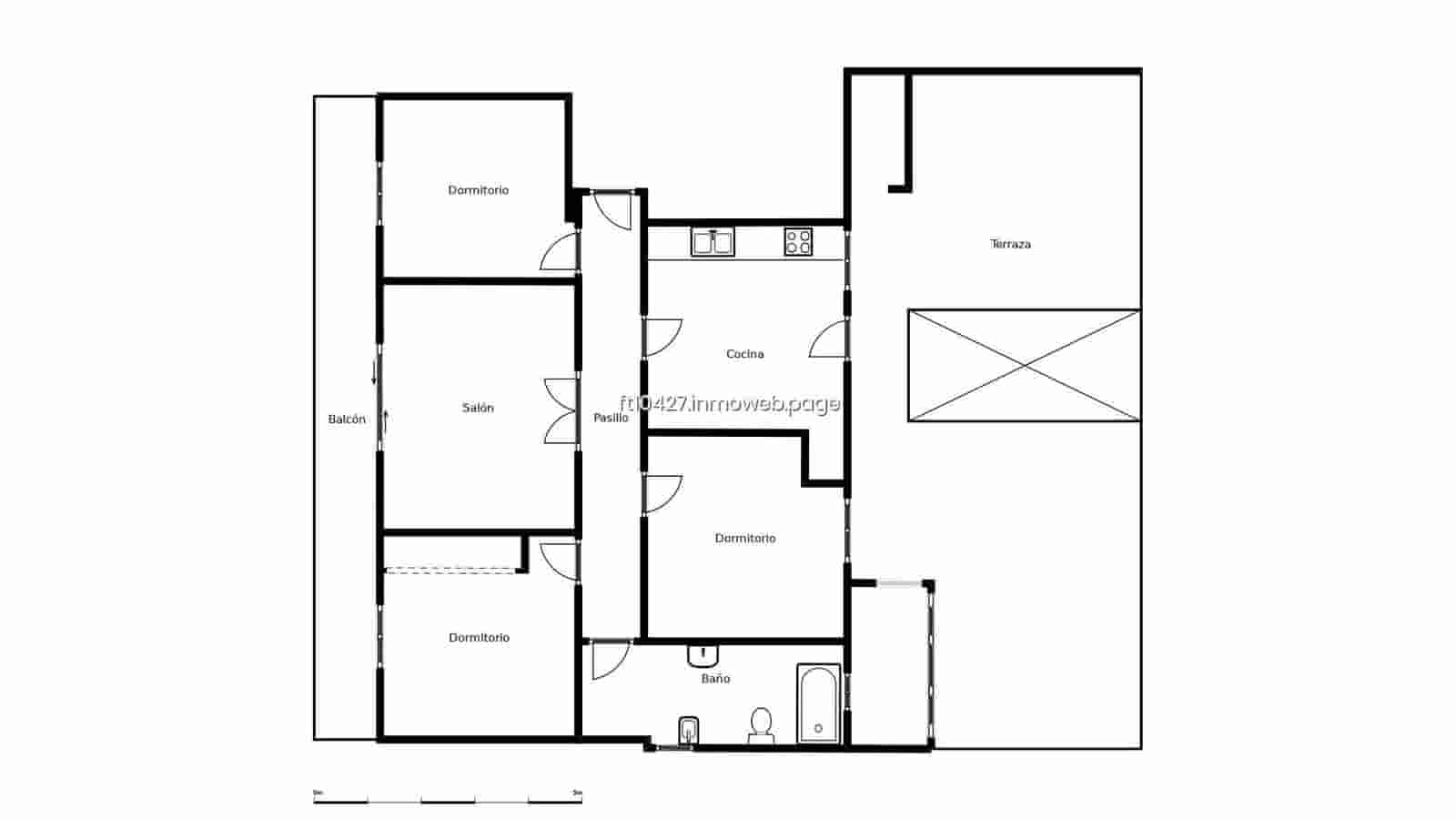 3 slaapkamer Flat te koop in Purullena - € 90.000 (Ref: 9755735)
