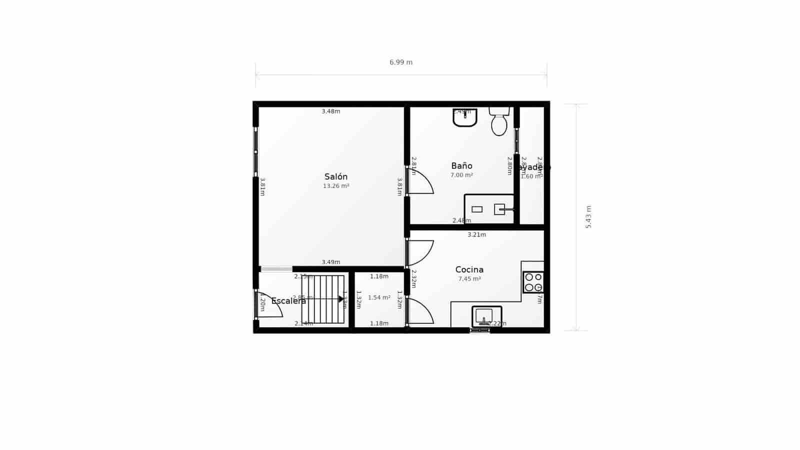 4 sovrum Hus till salu i Aldeire - 85 000 € (Ref: 9778173)