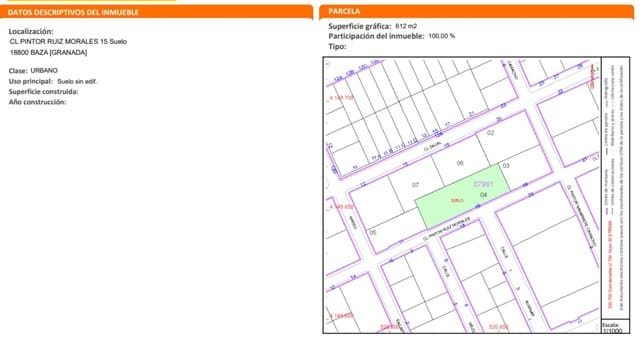 Działka budowlana na sprzedaż w Baza - 150 000 € (Ref: 9794664)