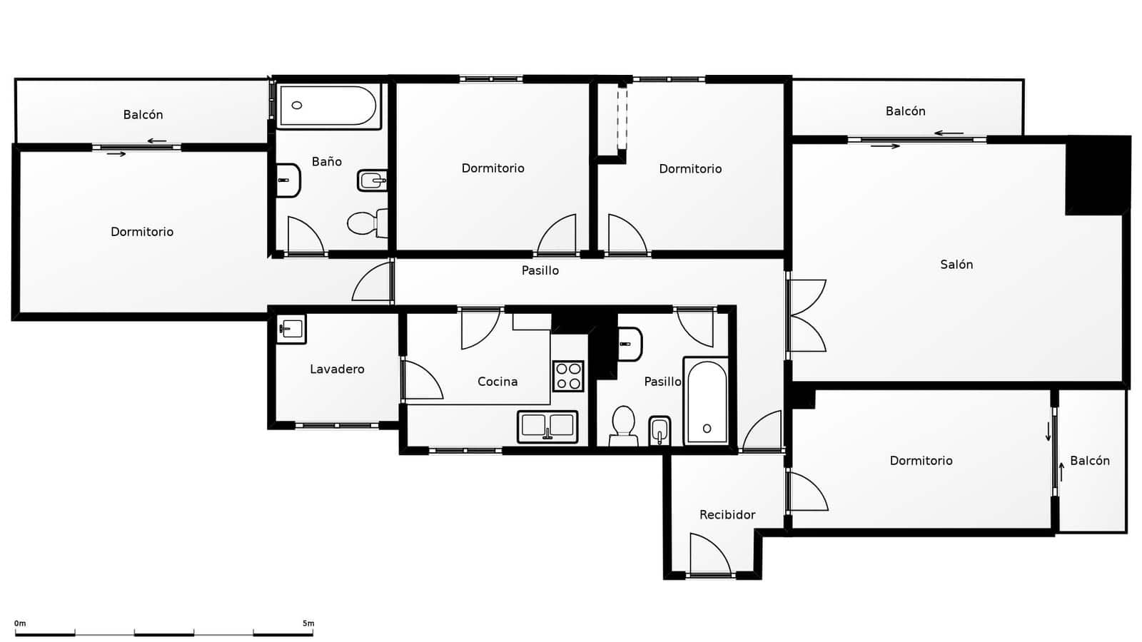 4 bedroom Flat for sale in Guadix - € 115,000 (Ref: 9820549)