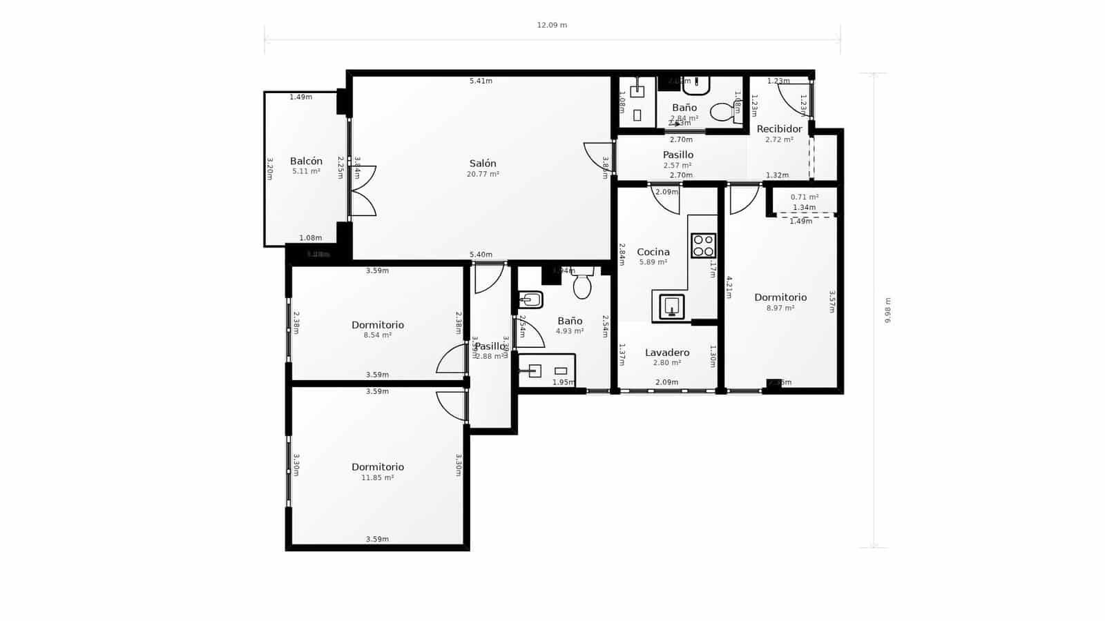 3 bedroom Flat for sale in Guadix - € 130,000 (Ref: 9820550)