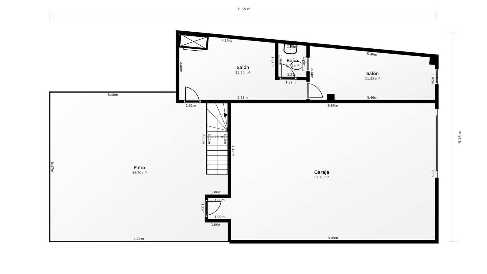 6 Zimmer Reihenhaus zu verkaufen in Guadix mit Garage - 250.000 € (Ref: 9983044)