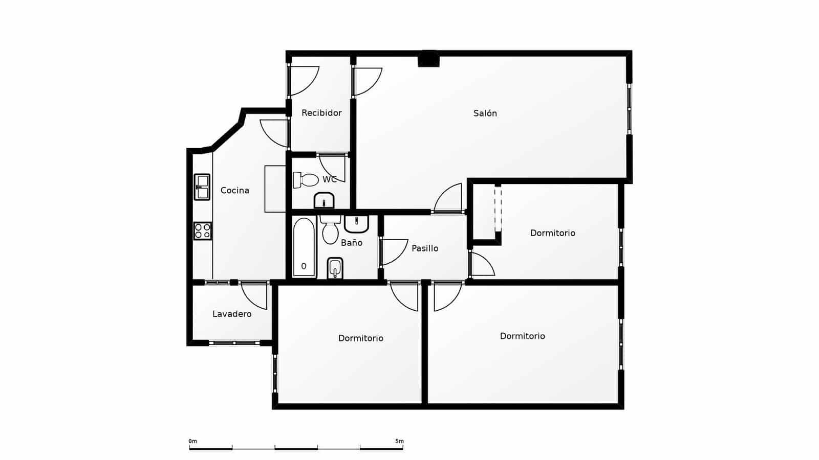 3 camera da letto Appartamento in vendita in Benalua de Guadix - 72.000 € (Rif: 9985015)