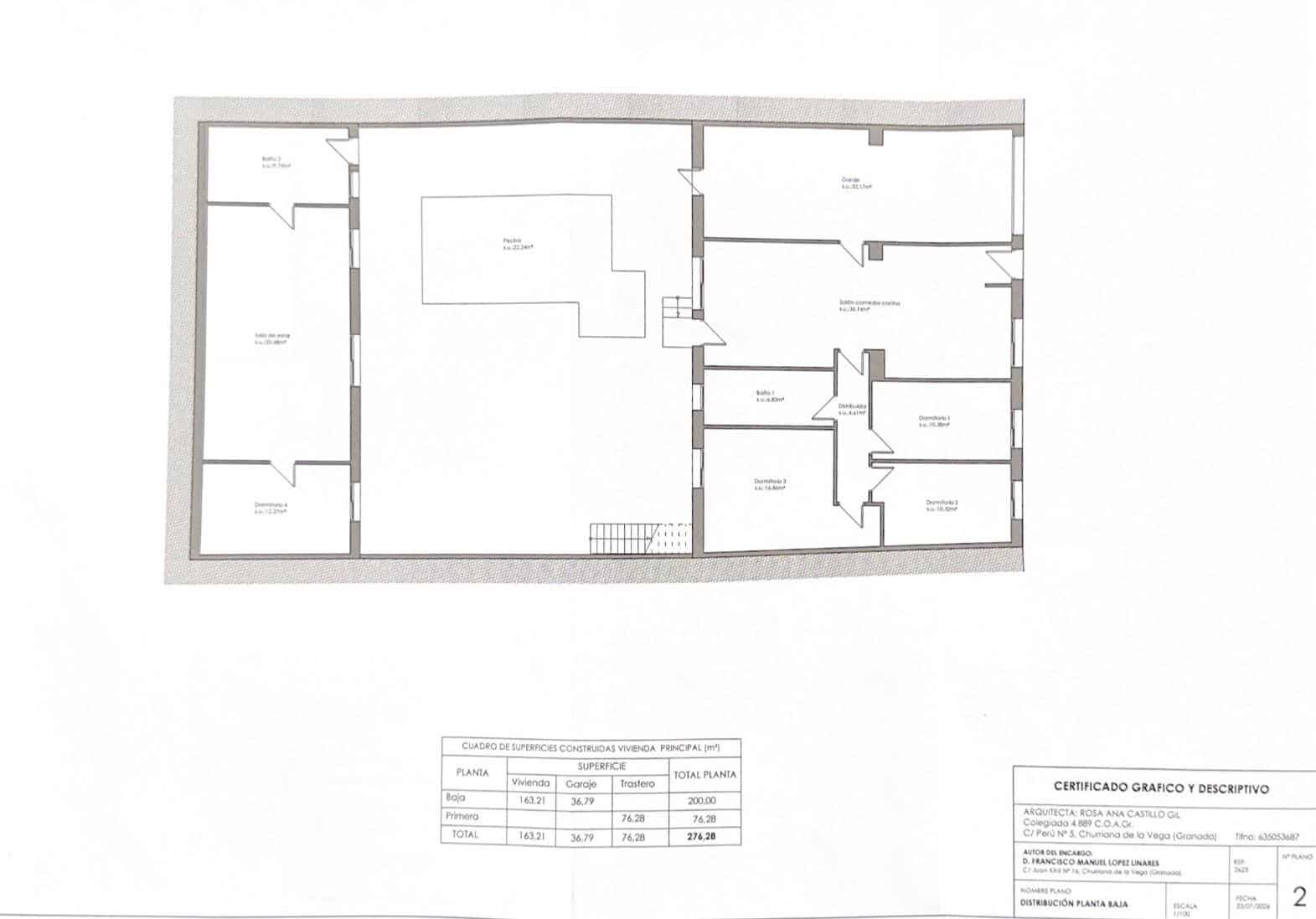 4 bedroom Villa for sale in Churriana de la Vega with pool garage - € 430,000 (Ref: 10013940)