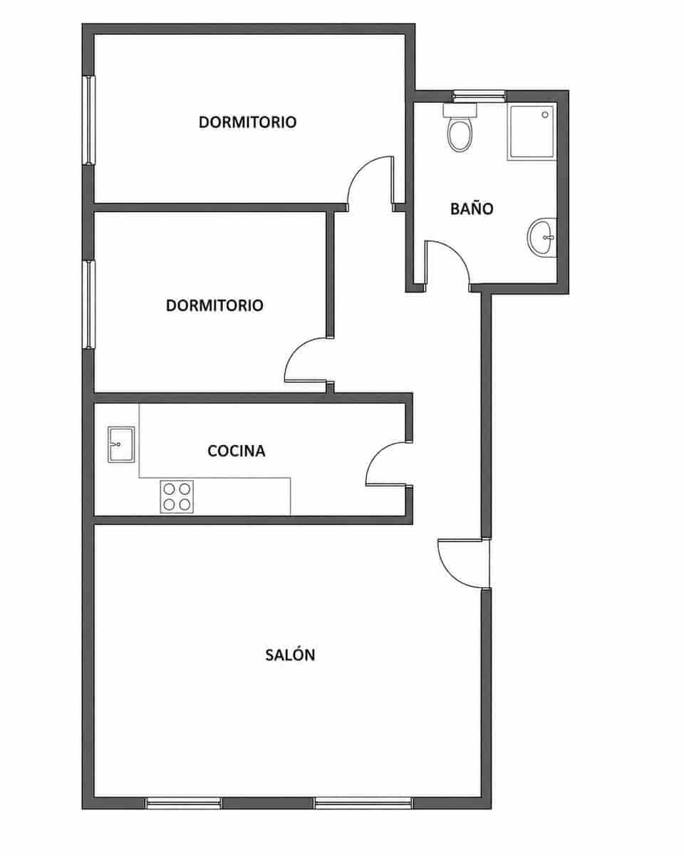 2 bedroom Flat for sale in Las Gabias with garage - € 115,000 (Ref: 10014045)