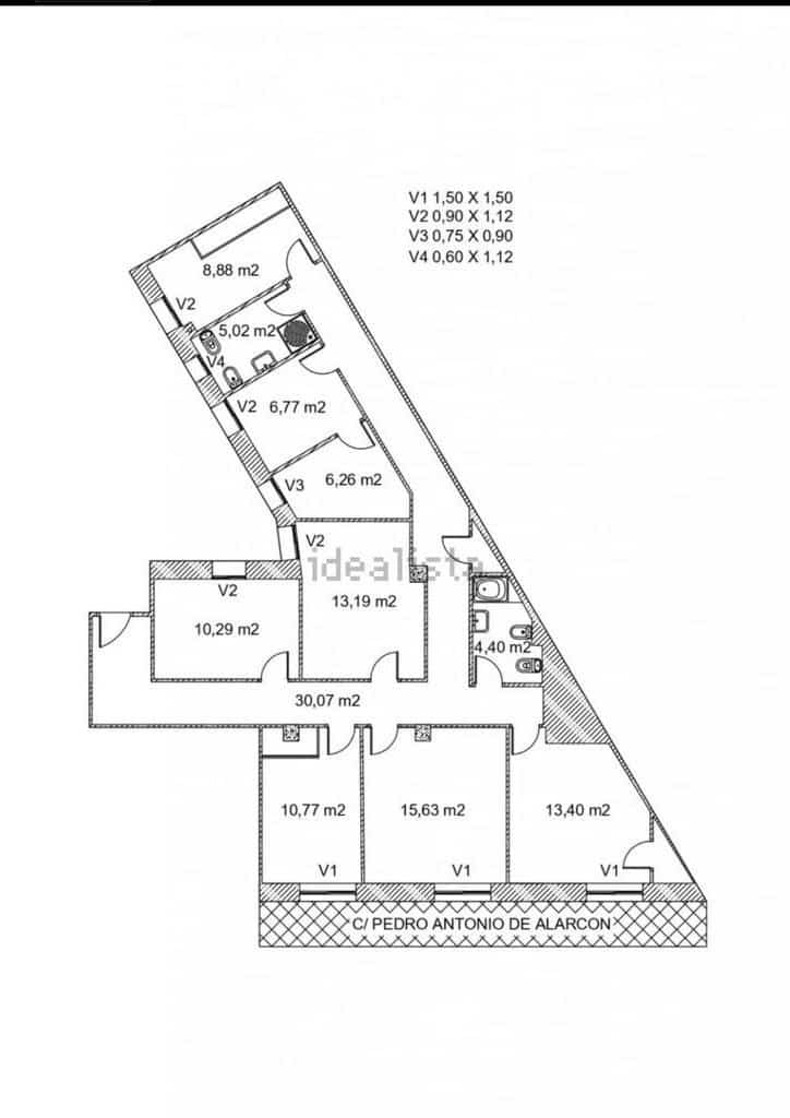 6 sovrum Lägenhet till salu i Granada stad - 495 000 € (Ref: 10014063)
