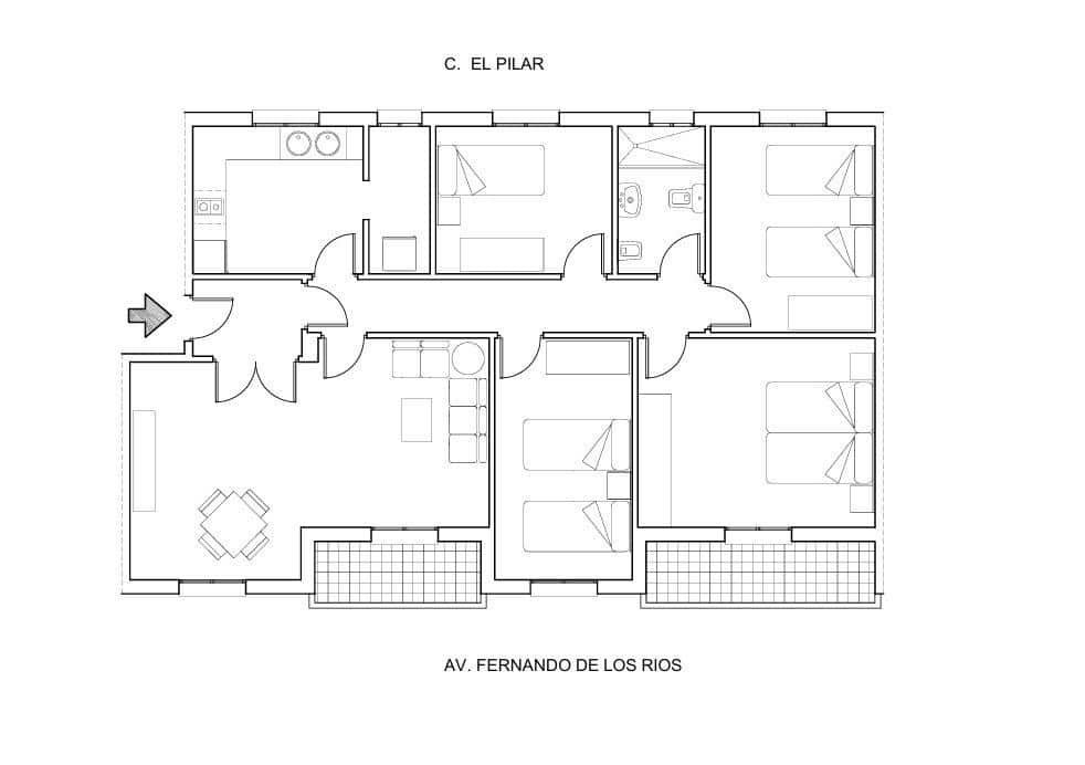 4 sypialnia Mieszkanie na sprzedaż w Armilla - 259 000 € (Ref: 10041166)