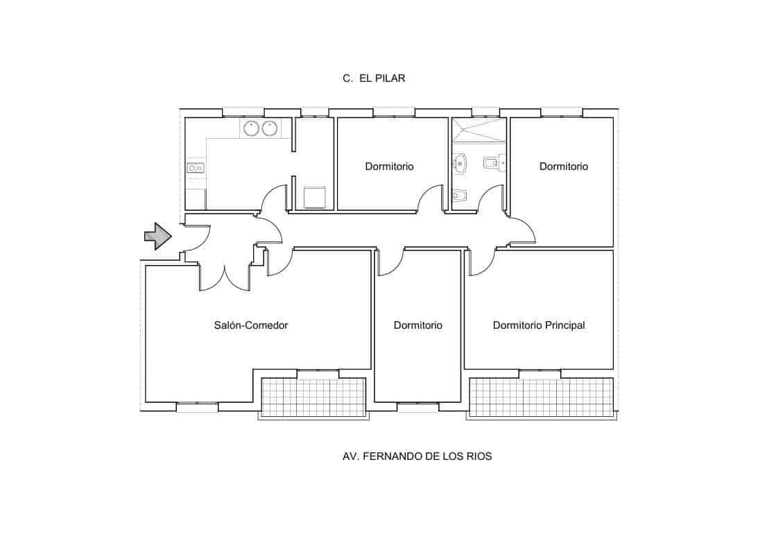 4 sypialnia Mieszkanie na sprzedaż w Armilla - 259 000 € (Ref: 10041166)